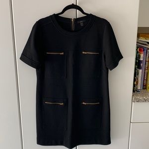 Zara Woman’s wool and nylon black dress